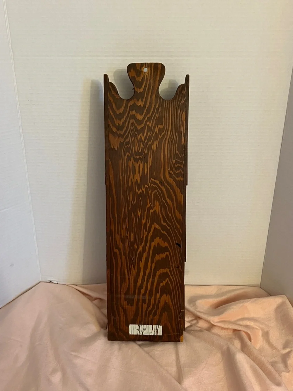 Wall-Mounted Mail Organizer in Dark Brown with Eagle Accent